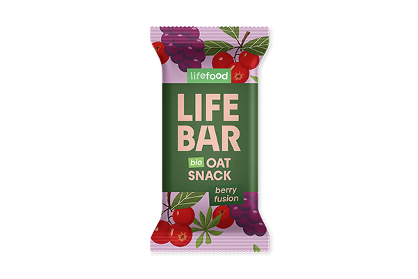 BIO LIFEBAR Oat Snack berry fusion