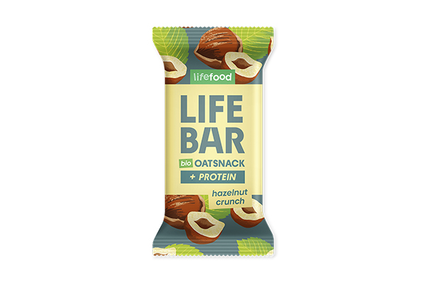 BIO LIFEBAR Oat Snack protein haselnuss crunch