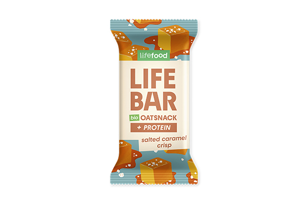BIO LIFEBAR Oat Snack protein salted caramel crisp