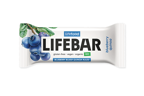 LIFEBAR Blaubeere + Quinoa ROH BIO