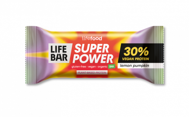 LIFEBAR Super Power Kürbiskern Zitrone BIO