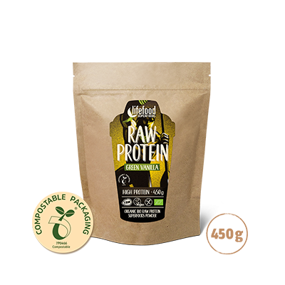 Raw Protein – Green Vanilla ROH BIO 450 g