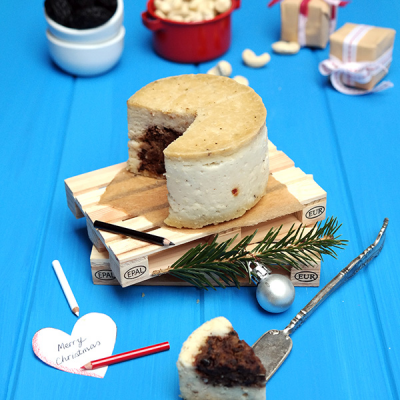 Fermentierter Rohkost-Käse mit Oliven-Herz