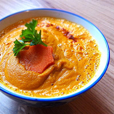 Karottencreme-Suppe