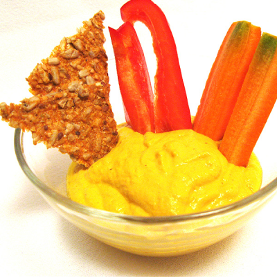 Macadamia-Safran-Dip