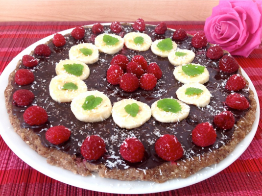 Wilma's Bananen-Himbeer Torte