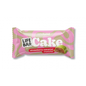 LIFEBAR Cake Erdbeer-Karamell-Matcha BIO