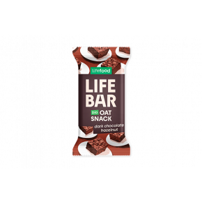 BIO LIFEBAR Oat Snack dunkle schokolade haselnuss